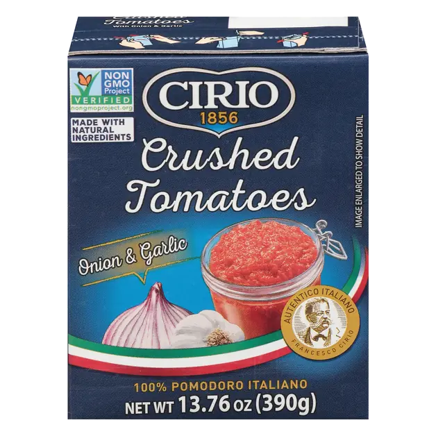Onion & Garlic Crushed Tomatoes