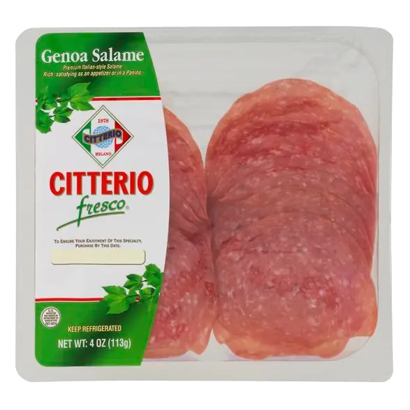 Fresco Genoa Salame Sliced