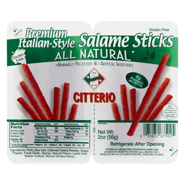 Salame Sticks, Premium Italian Style