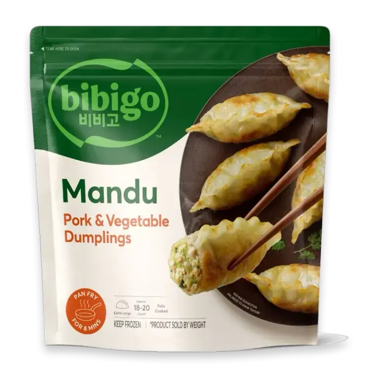 Bibigo Frozen Mandu Pork & Vegetable Dumplings