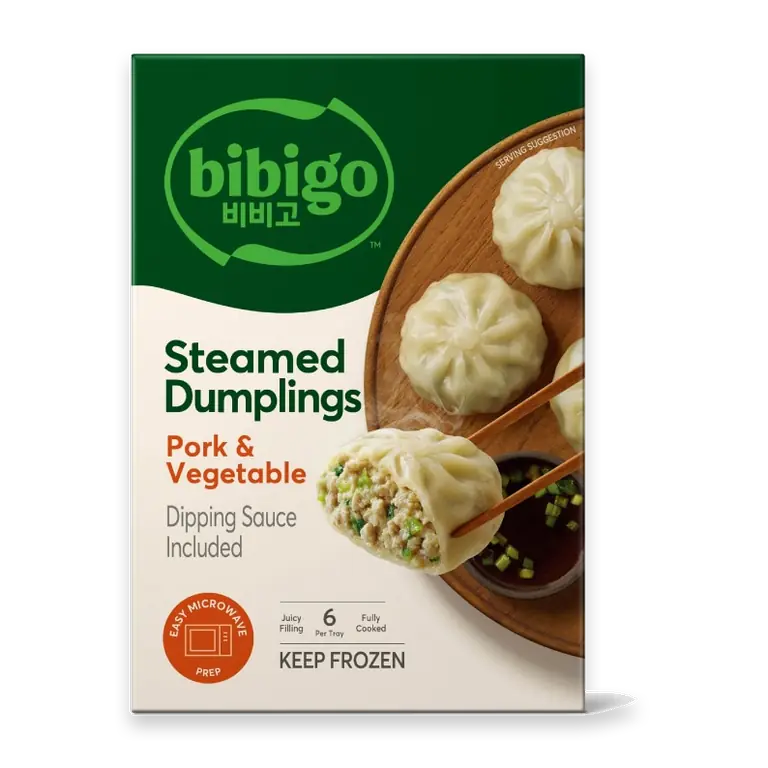 Bibigo Frozen Pork & Vegetable Steamed Dumplings