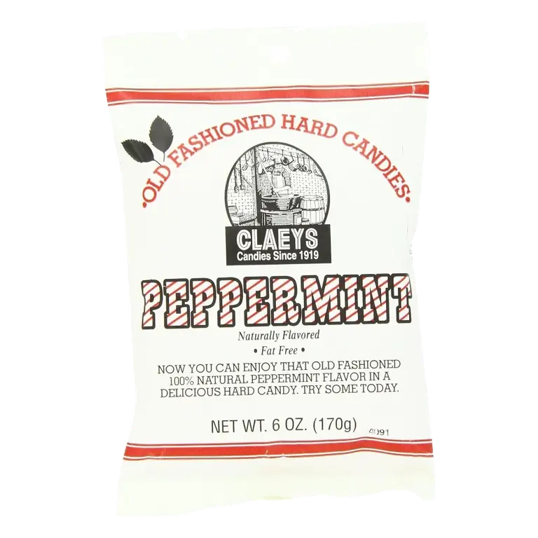 Claeys Sugared Hard Candy Peppermint