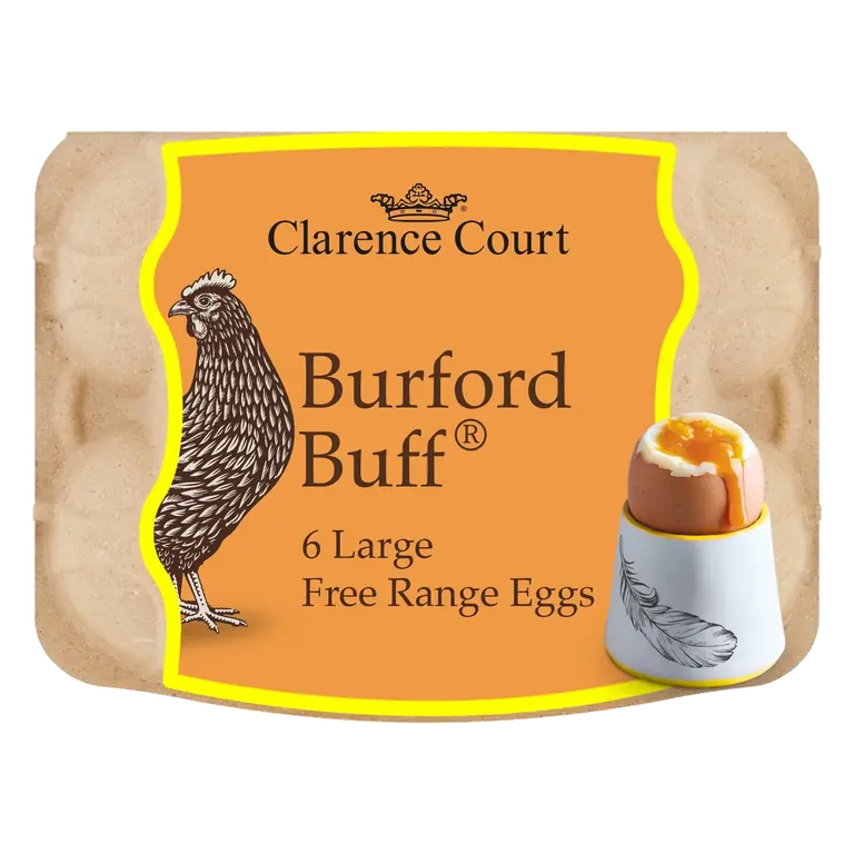 Burford Buff Large Free Range Eggs 6 Pack