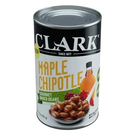 Maple Chipotle Flavored Gourmet Baked Beans are a delicious side dish that packs a punch.