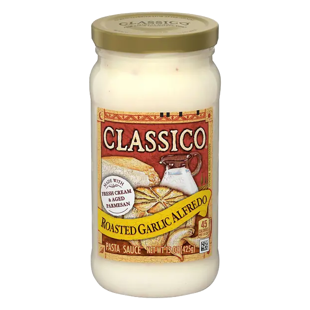 Gluten Free Roasted Garlic Alfredo Pasta Sauce