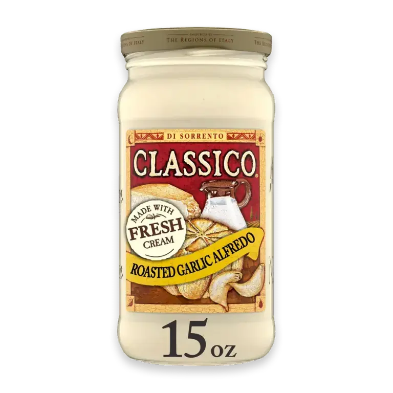 Roasted Garlic Alfredo Spaghetti Pasta Sauce