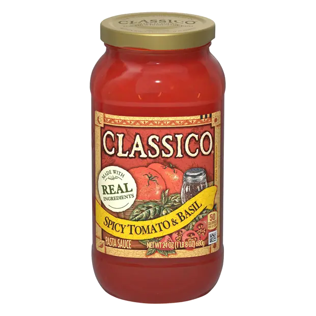 Spicy Tomato & Basil Pasta Sauce
