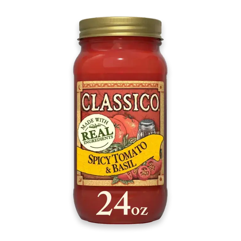 Spicy Tomato & Basil Spaghetti Pasta Sauce