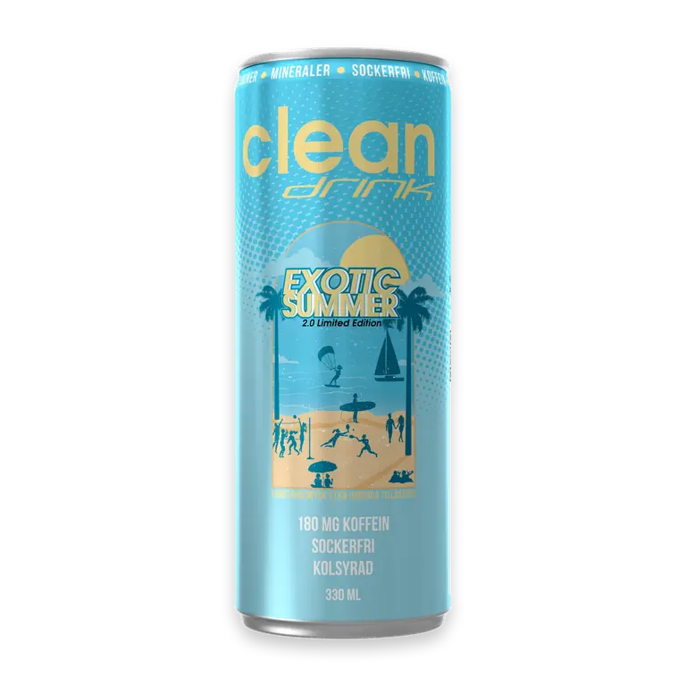 Energidryck Clean Exotic summer