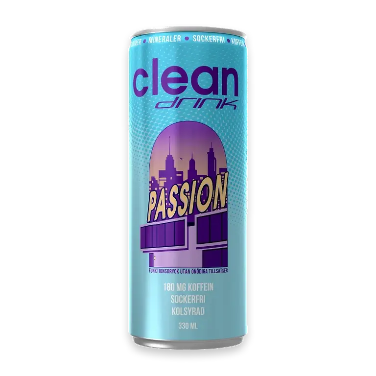 Energidryck Passion med apelsin 33cl