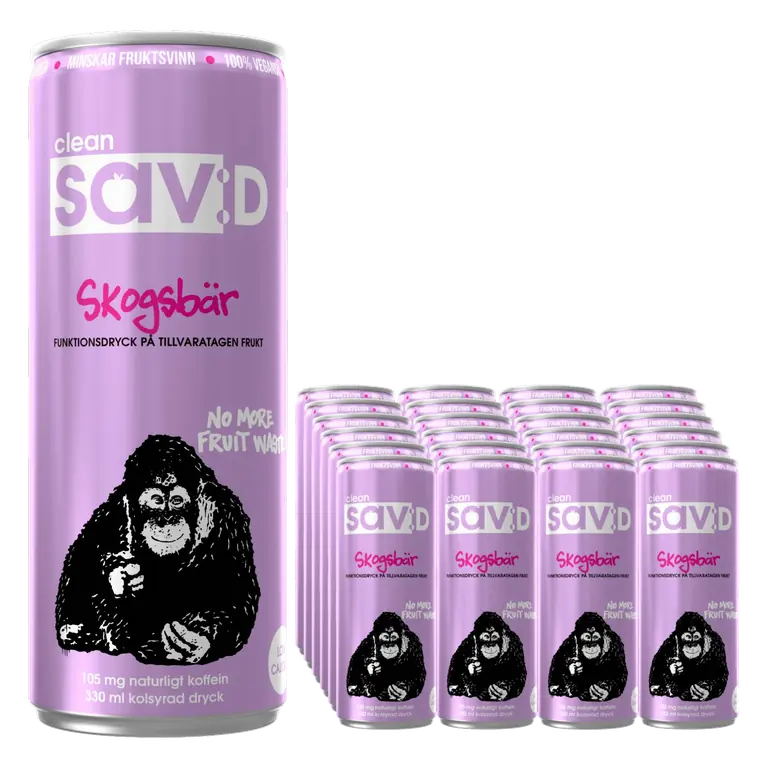Energidryck Skogsbär 24-pack
