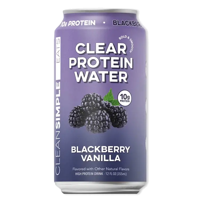 Clean Simple Eats Clear 10g Protein Water Blackberry Vanilla, 12 fl oz