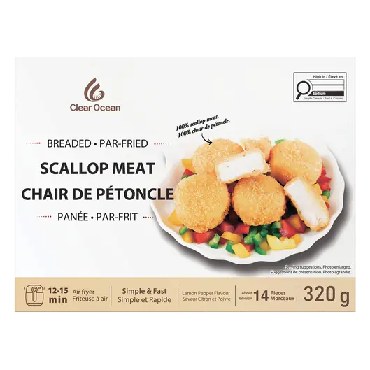 Scallop Breaded Par-Fried 320 g