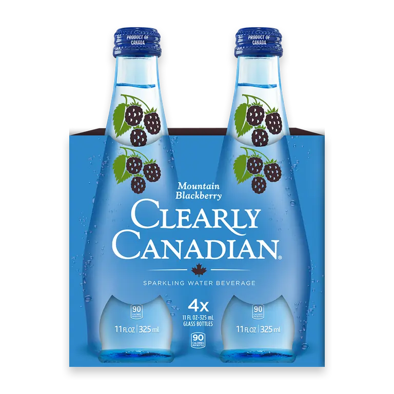 Mountain Blackberry Flavored Sparkling Bottled Water
