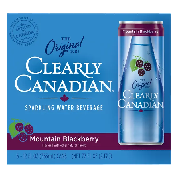 Mountain Blackberry Sparkling Water Beverage - 6 pk