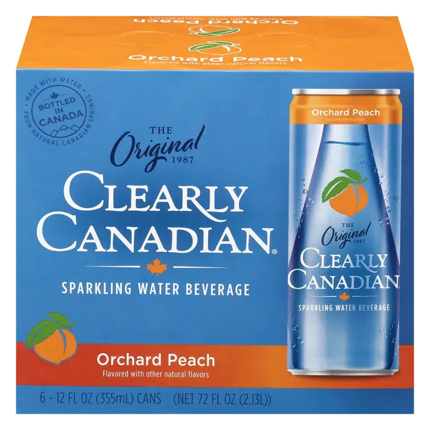 Orchard Peach Sparkling Water Beverage - 6 pk