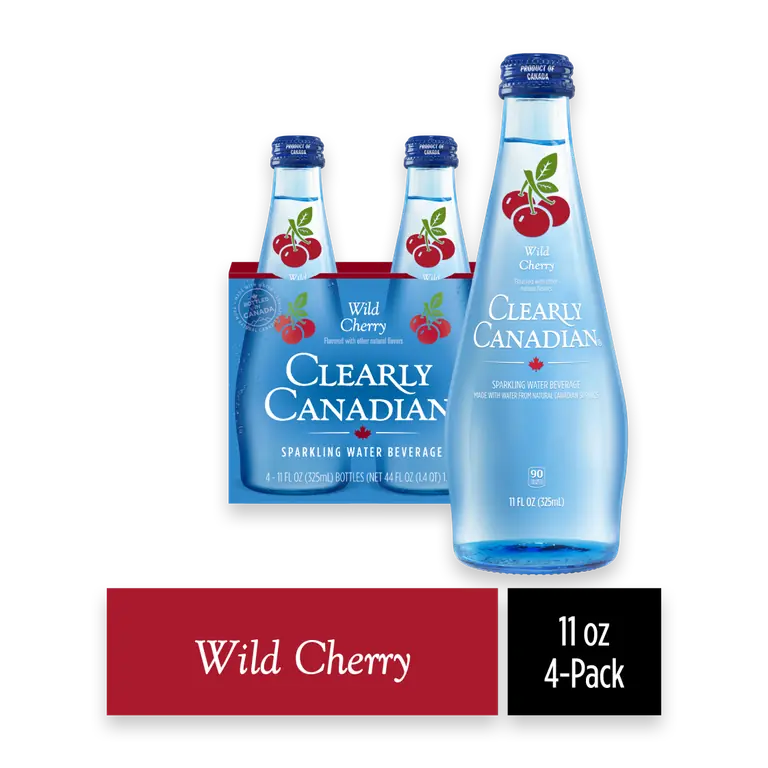 Wild Cherry Flavored Sparkling Bottled Water