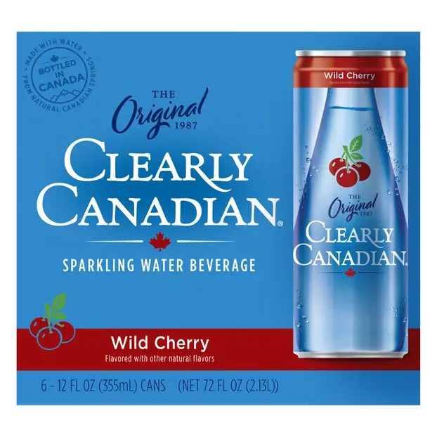 Wild Cherry Flavored Sparkling Water Beverage - 6 pk