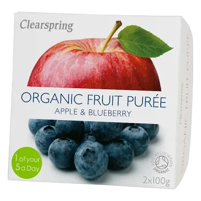 Organic Purée Apple & Blueberry