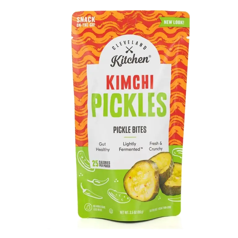 Cleveland Kitchen Kimchi Dill Pickle Chips, 3.5oz