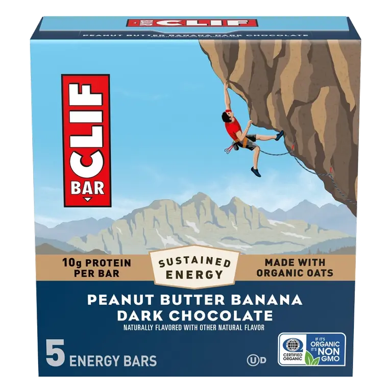 CLIF Bar Peanut Butter Banana with Dark Chocolate
