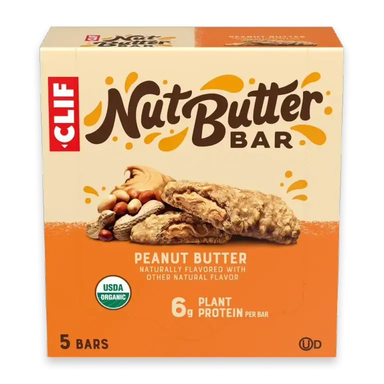 CLIF Nut Butter Bar Peanut Butter Organic Filled Energy Bars