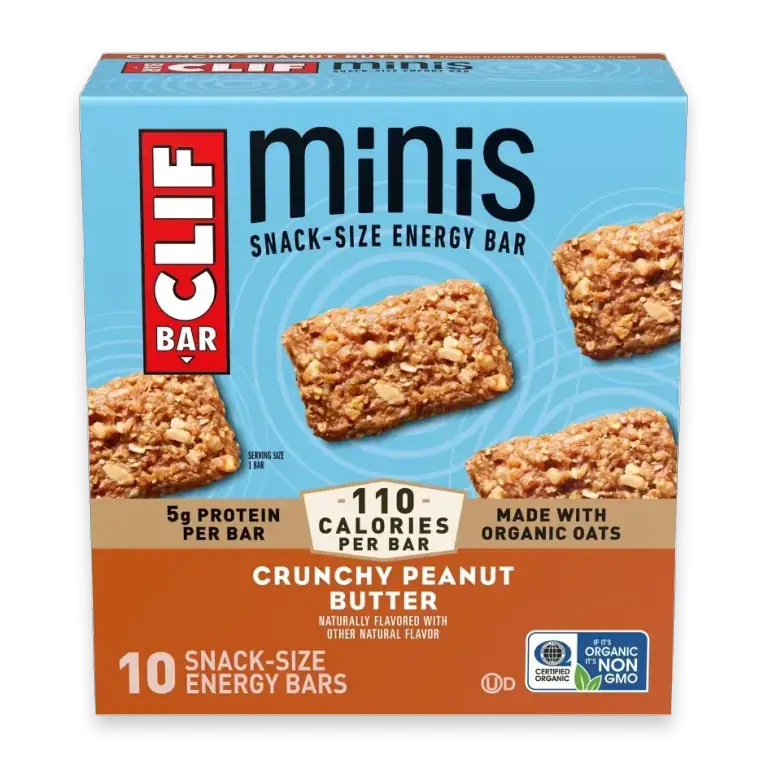 Minis Crunchy Peanut Butter Snack-Size Energy Bars
