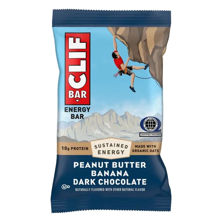 Peanut Butter Banana with Dark Chocolate Energy Bar