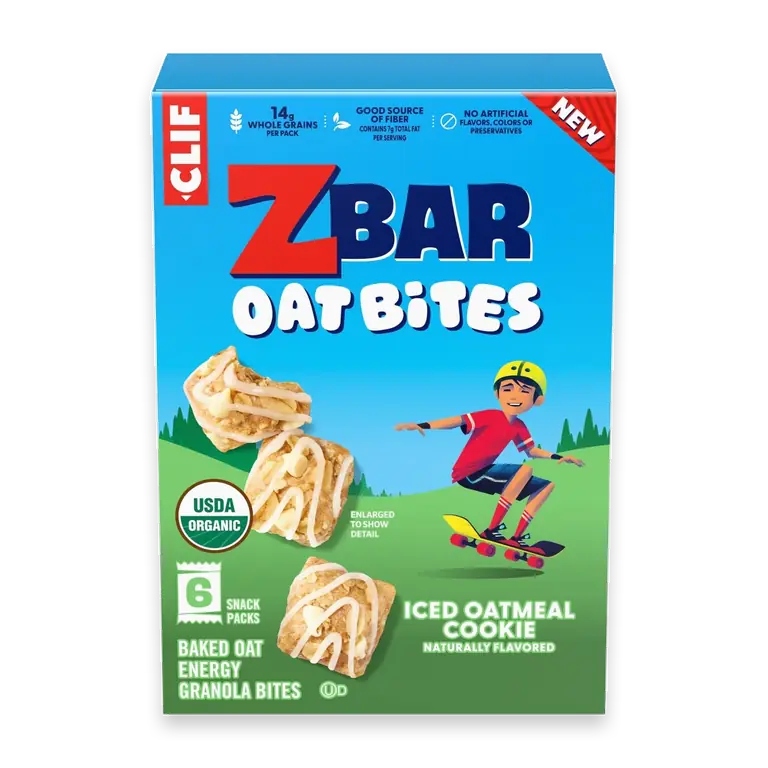 Zbar Oat Bites Iced Oatmeal Cookie Baked Oat Energy Granola Bites