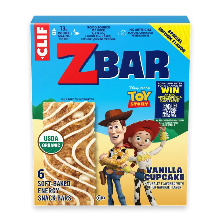 Zbar Vanilla Cupcake Flavor Energy Bars
