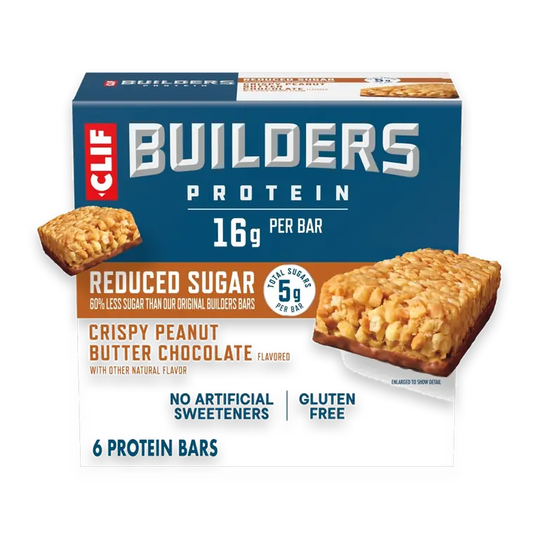 Crispy Peanut Butter Chocolate Reduced Sugar 16g Protein Bars