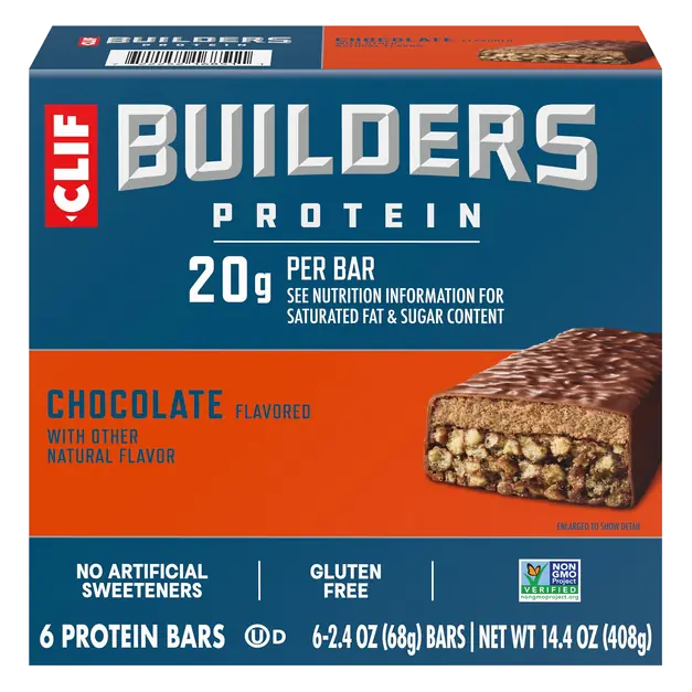 Builders Gluten Free Chocolate 20g Protein Bars - 6 ct