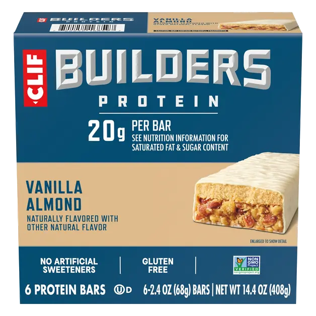 Builders Gluten Free Vanilla Almond 20g Protein Bars - 6 ct