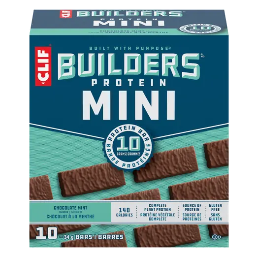 Builders Mini Protein Bars Chocolate Mint 10 Pack 340 g
