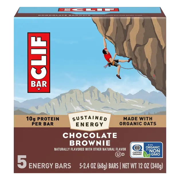 Chocolate Brownie Protein Energy Bars - 5 ct