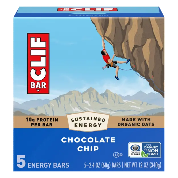 Chocolate Chip Protein Energy Bars - 5 ct