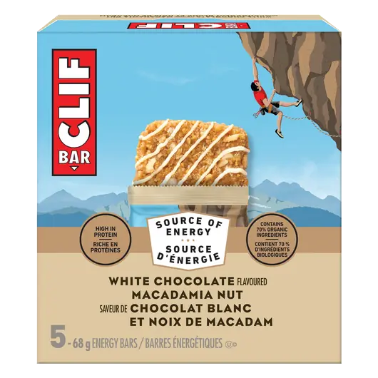 Bar Energy Bars White Chocolate Macadamia Nut 340 g