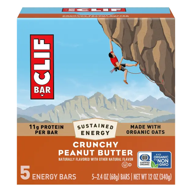 Crunchy Peanut Butter Protein Energy Bars - 5 ct
