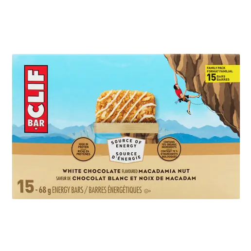 Energy Bars White Chocolate Macadamia 15 x 68 g
