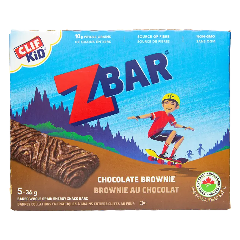 Kid Organic Snack Bars Chocolate Brownie 5 x 36 g