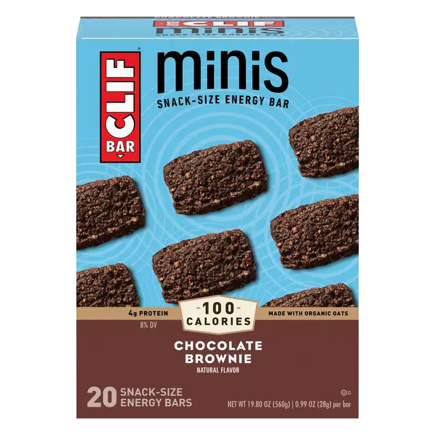 Minis Chocolate Brownie Flavor 4g Protein Energy Bars - 20 ct