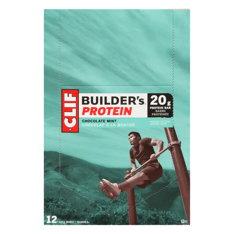 Protein Bar Builder Chocolate Mint 12 x 68 g