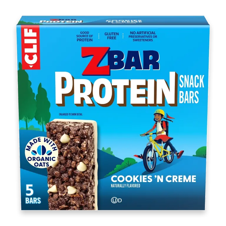 Zbar Protein Cookies 'n Creme Snack Bars