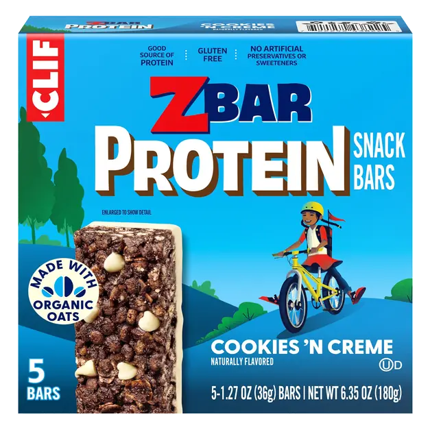 Cookies 'N Creme Protein Snack Bars - 5 ct