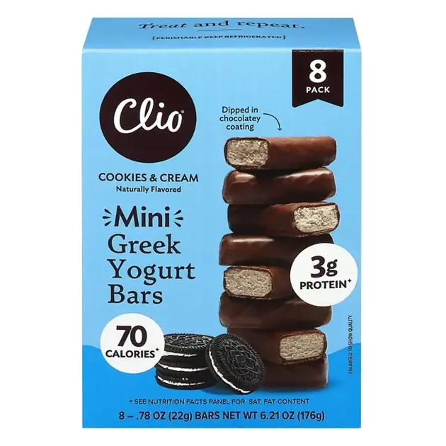 Greek Cookies & Cream Mini Yogurt Bars