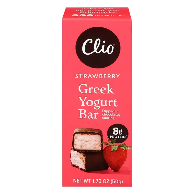 Strawberry Greek Yogurt Bars Refrigerated