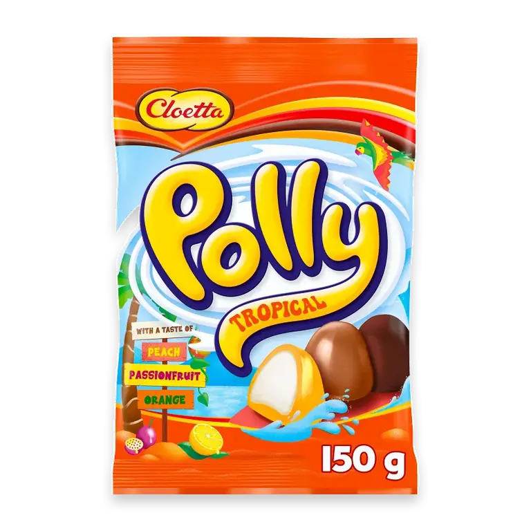 Chokladpåse Polly Tropical 150g