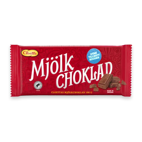 Mjölkchoklad Utan Tillsatt Socker Chokladkaka