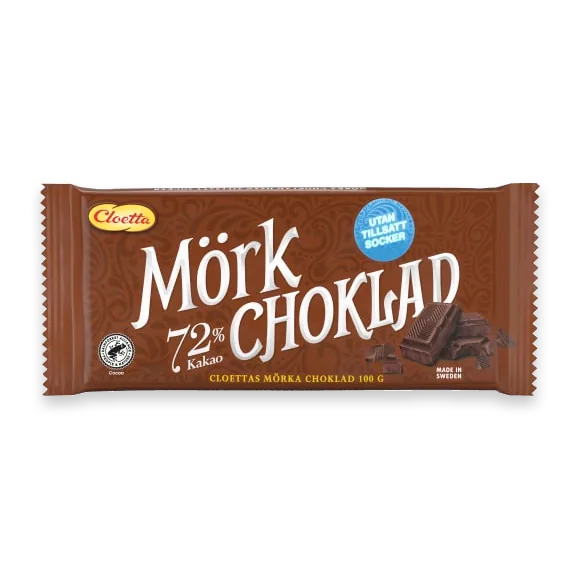 Mörk Choklad Utan Vanligt Socker Chokladkaka
