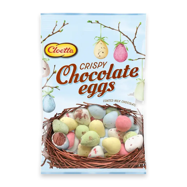 Påskägg Crispy Chocolate eggs 110g